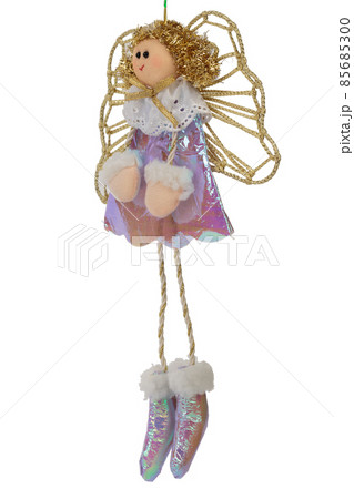 Handmade toy on a thread Christmas fairy. 85685300