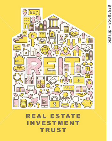 REIT（不動産投資信託）　家型のロゴ 85685629
