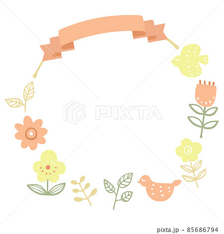 北欧風サークルフレーム 85686794