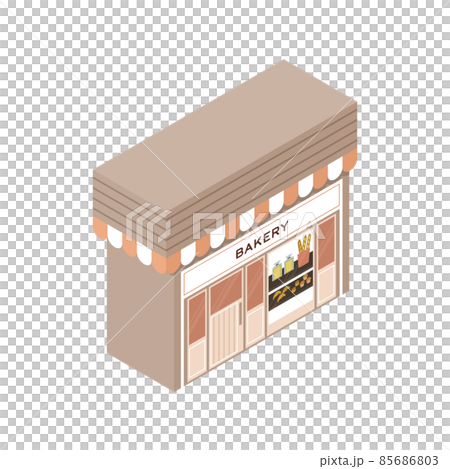 Bakery isometric illustration - Stock Illustration [85686803] - PIXTA