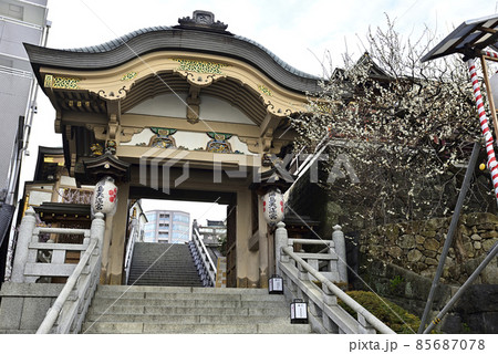 湯島天満宮（湯島天神）「夫婦坂」と「登龍門」 85687078