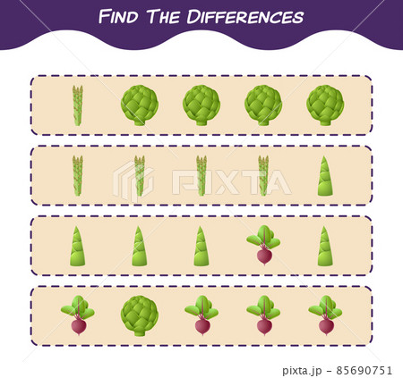 Find the differences between cartoon christmas. Searching game. Educational game for pre shool years kids and toddlers Find the differences between cartoon christmas. Searching game. Educational game for pre shool years kids and toddlers 85690751