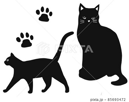 猫　黒猫 85693472