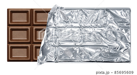 チョコレート 板チョコ イラスト リアル バレンタイン  85695609