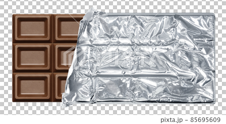 チョコレート 板チョコ イラスト リアル バレンタイン  85695609