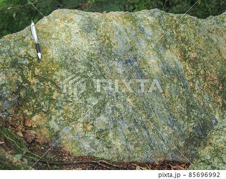 三重県 鈴鹿峠 鏡岩(スリッケンサイド) 85696992