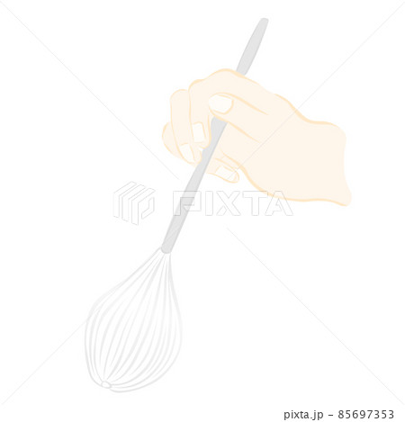 泡立て調理イラスト 85697353