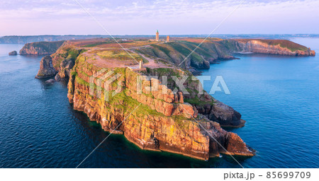 Cap Frehel peninsula in Cotes-d'Armor, Brittany, France 85699709