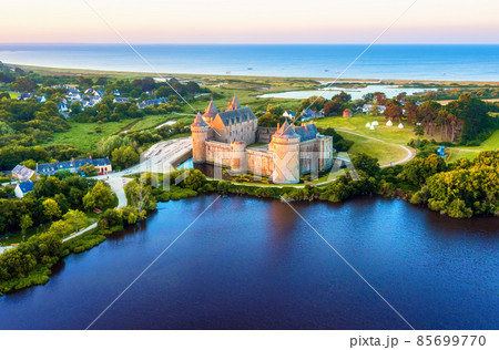 Suscinio castle in Morbihan, Brittany, France 85699770