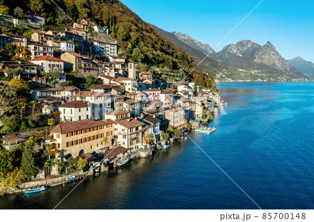 Gandria village on Lago Lugano lake, Switzerland 85700148