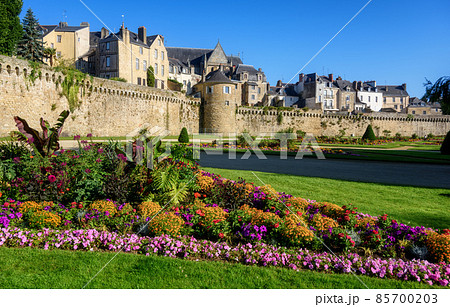 Vannes historical Old tow, Brittany, France 85700203