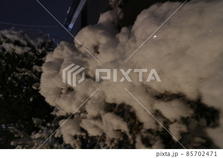 2022年1月の大雪が降った東京都足立区 85702471