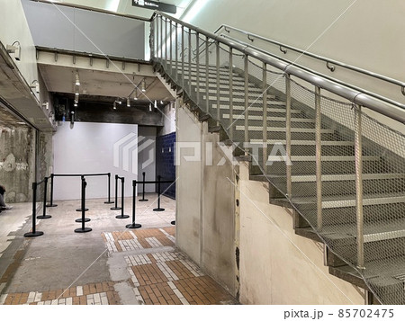 解体工事が始まる前の銀座のソニーパークの地下 解体工事が始まる前の銀座のソニーパークの地下 85702475