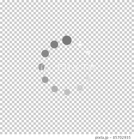 読み込み中のイラスト。「しばらくお待ち下さい」　Now Loading･･･ 85702935