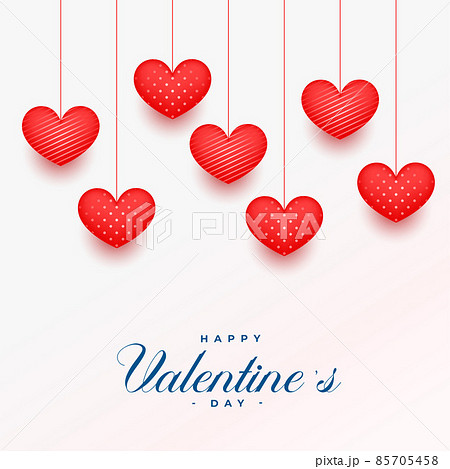 realistic 3d hearts valentines day background realistic 3d hearts valentines day background 85705458