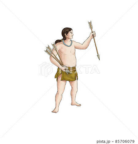 インディアン座・星座絵・南天の星座・カラー インディアン座・星座絵・南天の星座・カラー 85706079