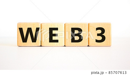 WEB3 or web 3 symbol. Wooden cubes with concept words WEB 3. Beautiful white table, white background, copy space. Business, technology web3 and WEB 3 or 3.0 concept. WEB3 or web 3 symbol. Wooden cubes with concept words WEB 3. Beautiful white table, white background, copy space. Business, technology web3 and WEB 3 or 3.0 concept. 85707613
