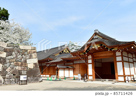 春の名古屋城 春の名古屋城 85711426