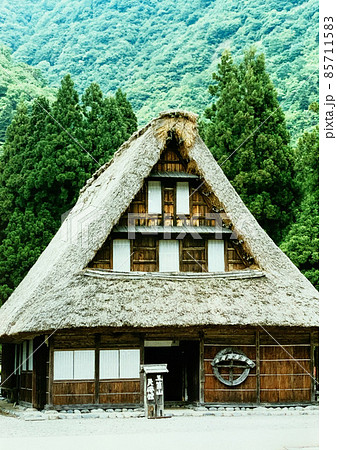 富山、相倉集落の合掌家屋 富山、相倉集落の合掌家屋 85711583
