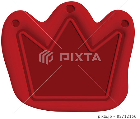 赤いツヤ消し王冠のシールワックス 赤いツヤ消し王冠のシールワックス 85712156