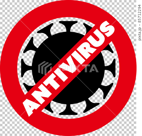 New corona countermeasure antivirus symbol mark New corona countermeasure antivirus symbol mark 85712294
