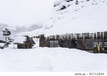 雪の白川郷(岐阜県) 雪の白川郷(岐阜県) 85712664