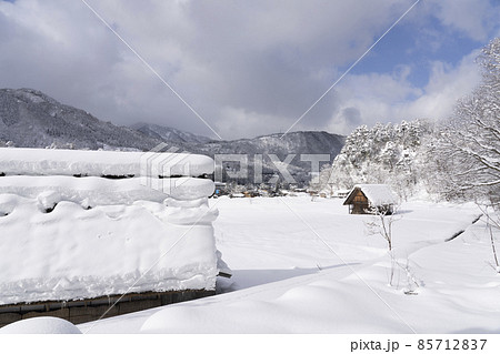 雪の白川郷(岐阜県) 雪の白川郷(岐阜県) 85712837