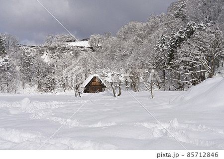 雪の白川郷(岐阜県) 雪の白川郷(岐阜県) 85712846