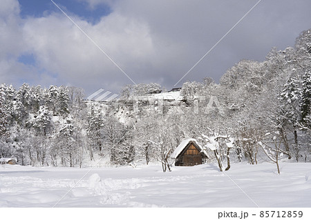雪の白川郷(岐阜県) 雪の白川郷(岐阜県) 85712859