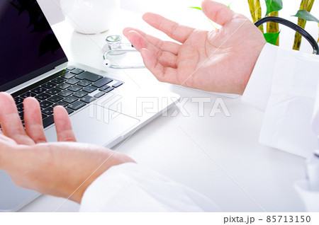 説明をする男性医師 85713150