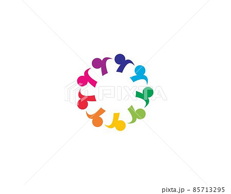 Teamwork vector icon Teamwork vector icon 85713295