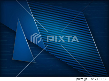 Vector Abstract, science, futuristic, energy technology concept. Digital image of light rays, stripes lines with dark blue background 85713565