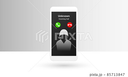 不審者からの着信画面 不審者からの着信画面 85713847