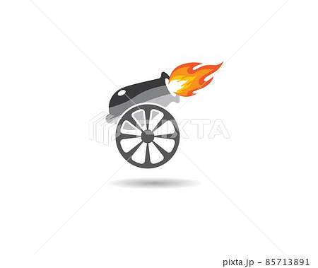 Cannon symbol illustration Cannon symbol illustration 85713891