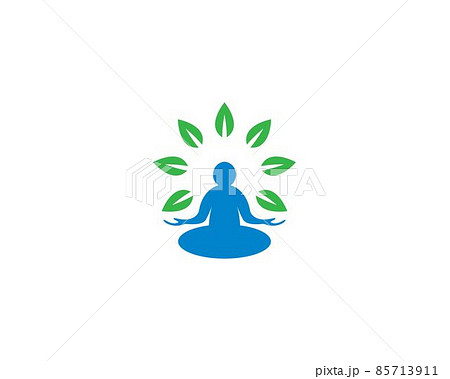 Wellnes symbol vector icon Wellnes symbol vector icon 85713911