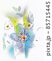 ランの花の水彩画 85715445