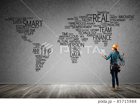 Construction concept and globalization 85715988