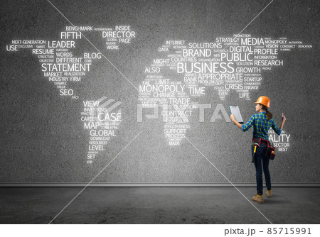 Construction concept and globalization 85715991