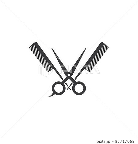 vintage barber shop logo 85717068
