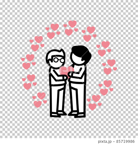 ゲイ カップル バレンタイン シンプル ゲイ カップル バレンタイン シンプル 85719986