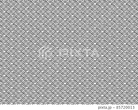 鯊魚小紋青海波無縫日本圖案背景矢量圖 85720013