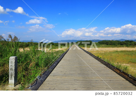 流れ橋(上津屋橋） 85720032