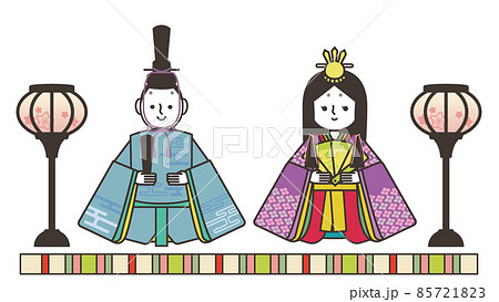 ひな人形　男雛　女雛 85721823