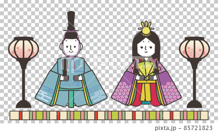 ひな人形　男雛　女雛 85721823