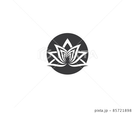 Lotus symbol vector icon 85721898