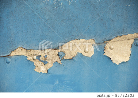 ペンキ剥がれの背景素材 ペンキ剥がれの背景素材 85722202