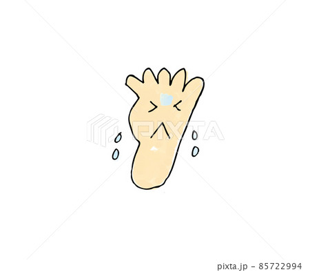 泣いている足 85722994