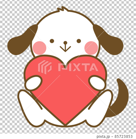 Dog with a heart Dog with a heart 85723853