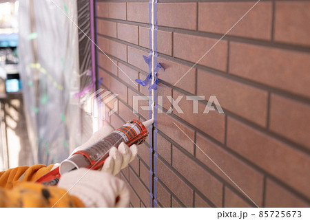 防水工事　コーキング 85725673