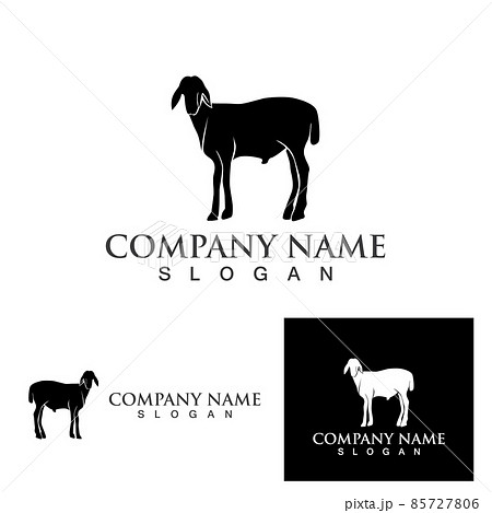 Goat Logo Template vector icon 85727806